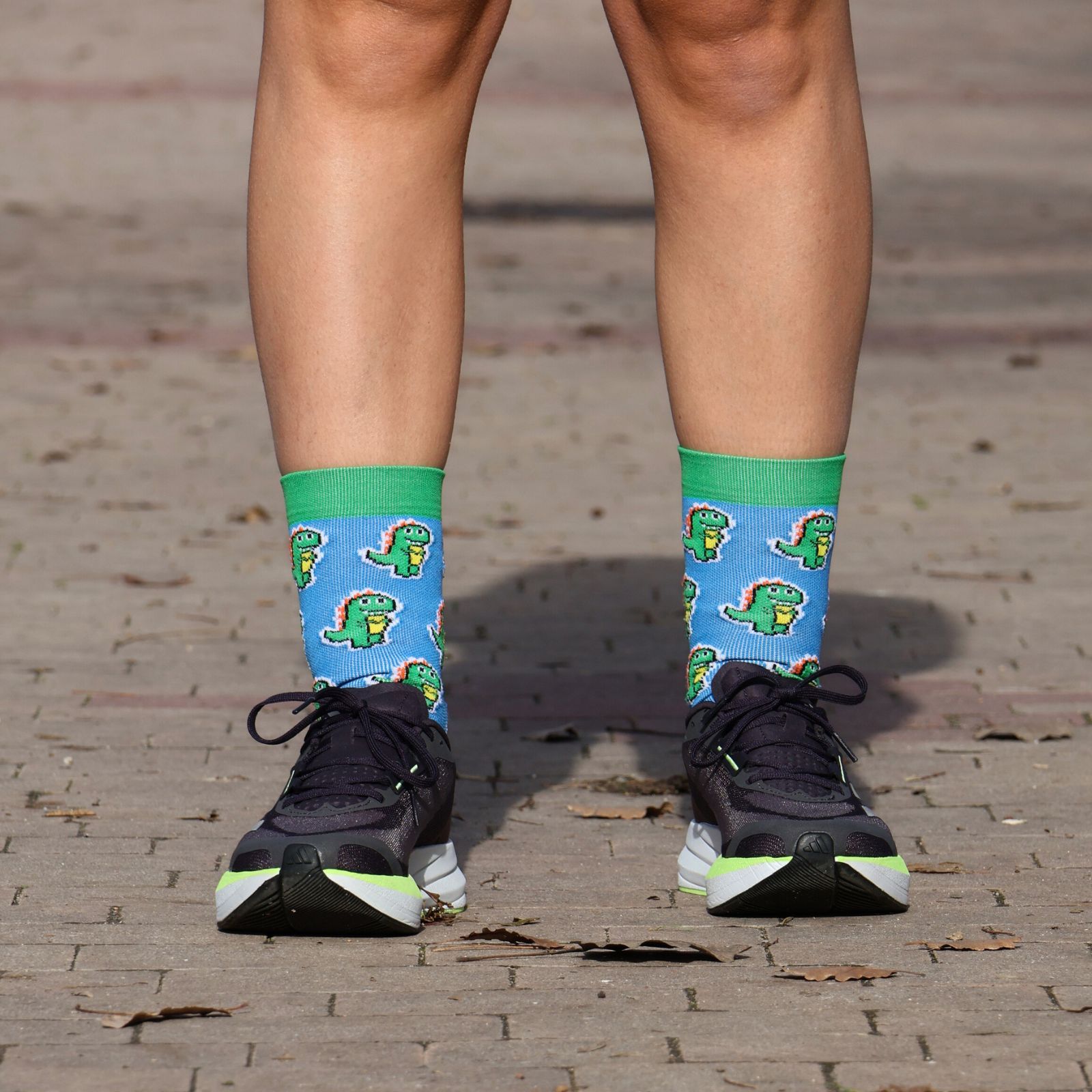 dinos_azul Calcetines running originales