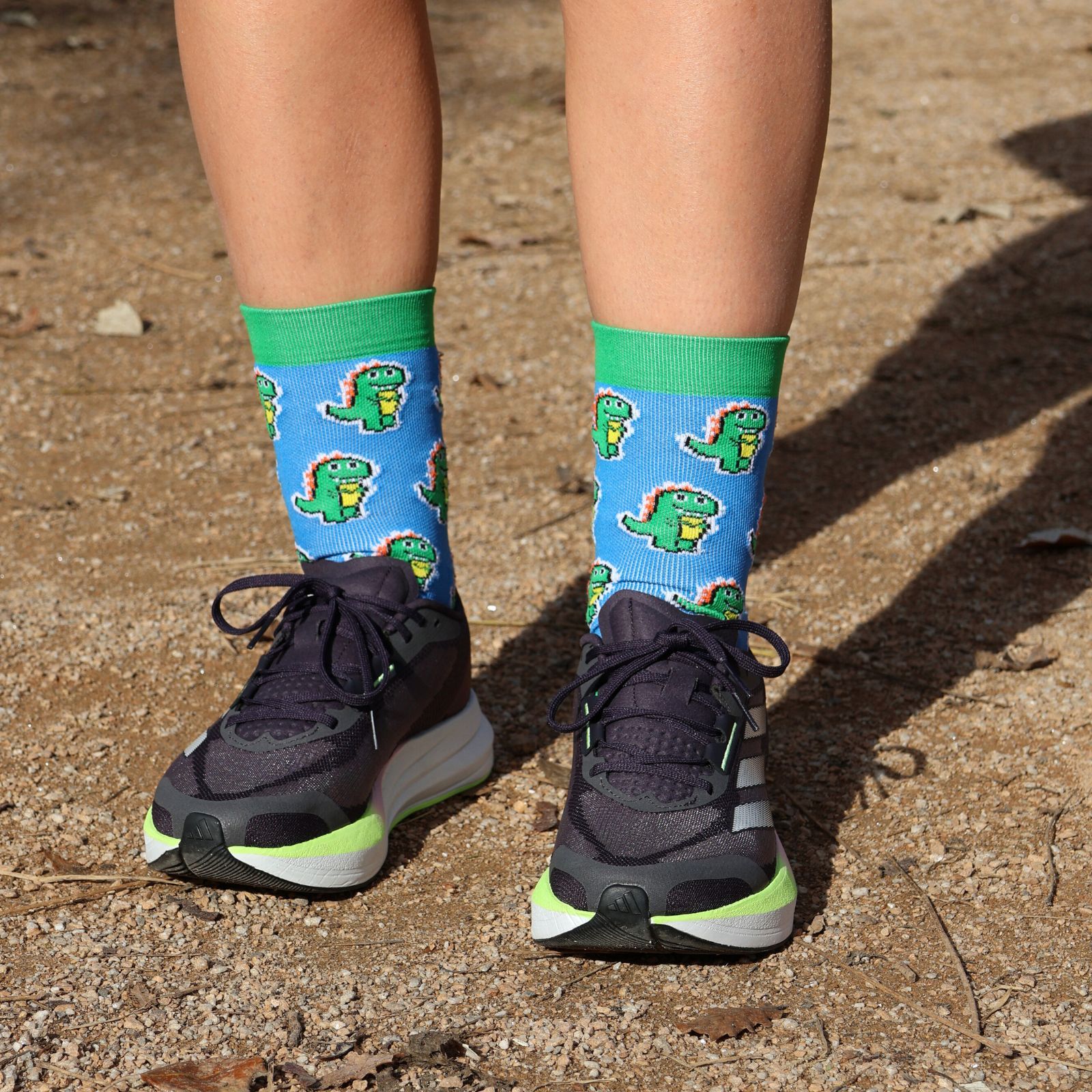 dinos_azul Calcetines running originales