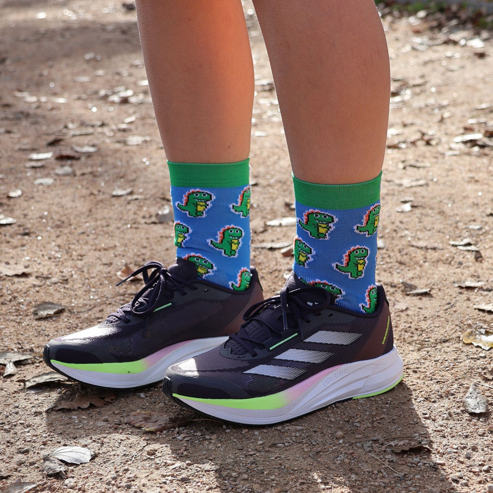 dinos_azul Calcetines running originales