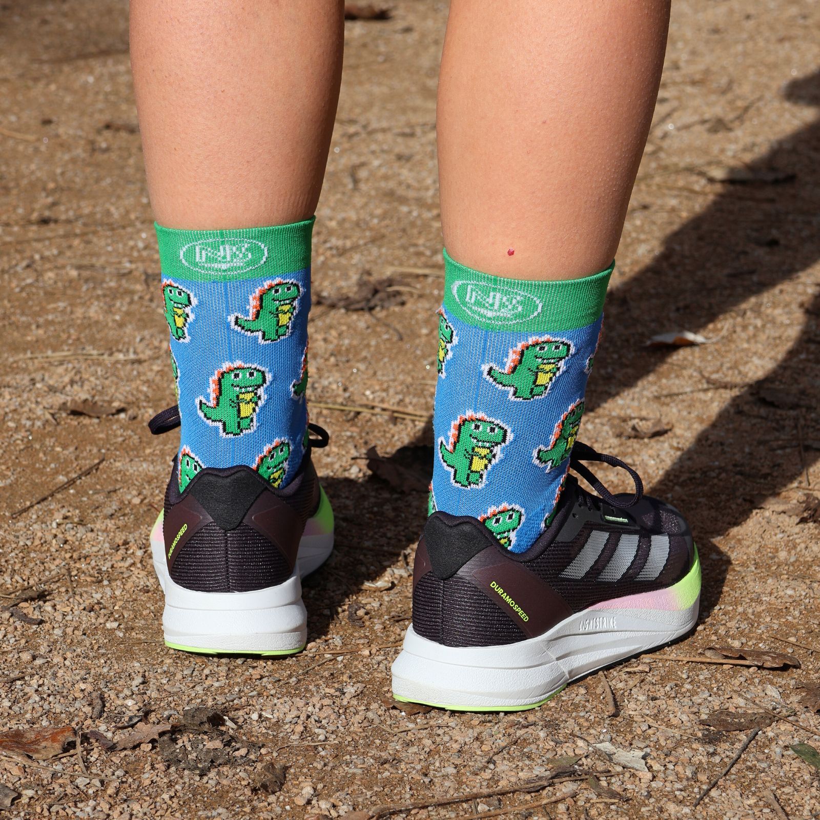 dinos_azul Calcetines running originales