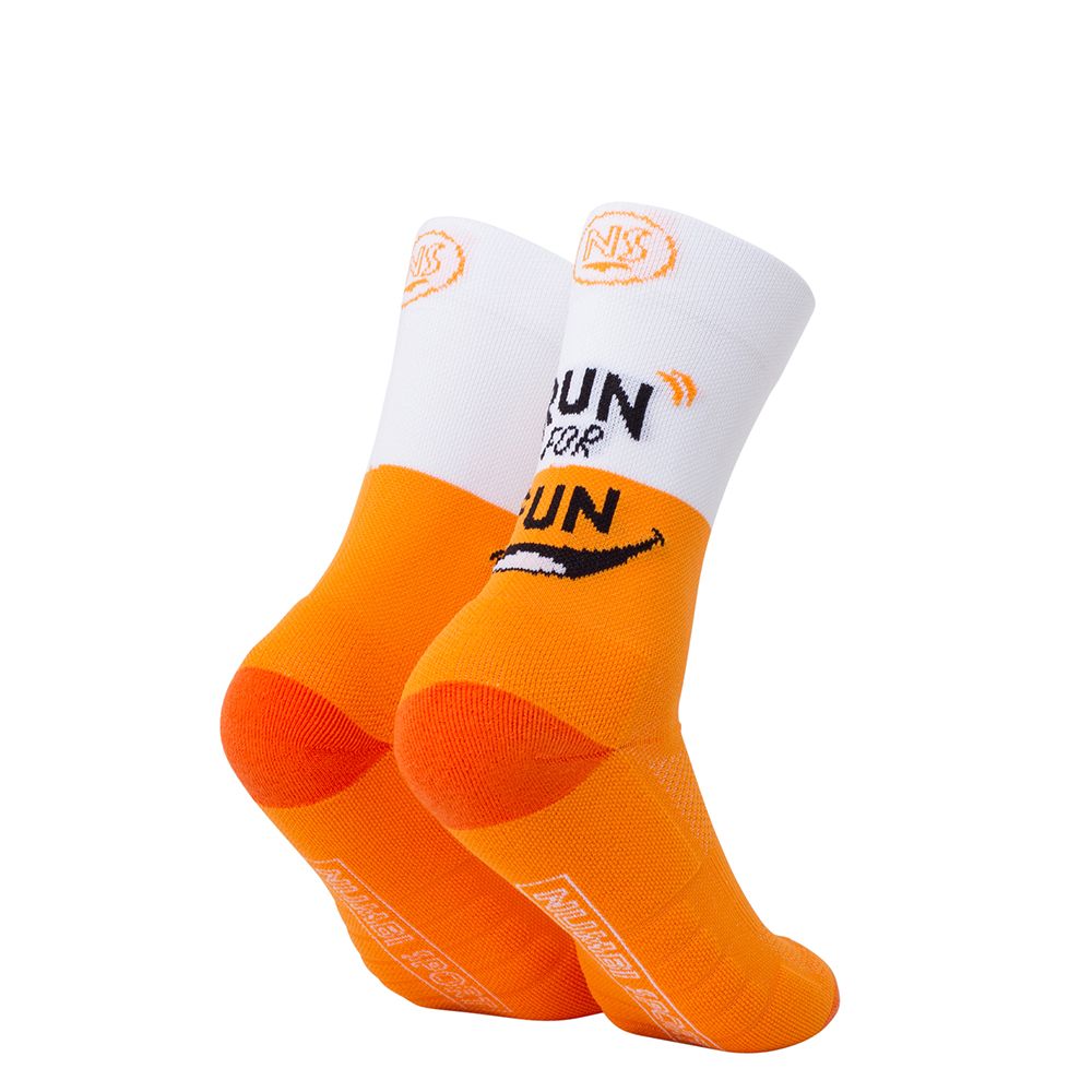 Run_For_Fun_Naranja calcetines de running Run For Fun Naranja