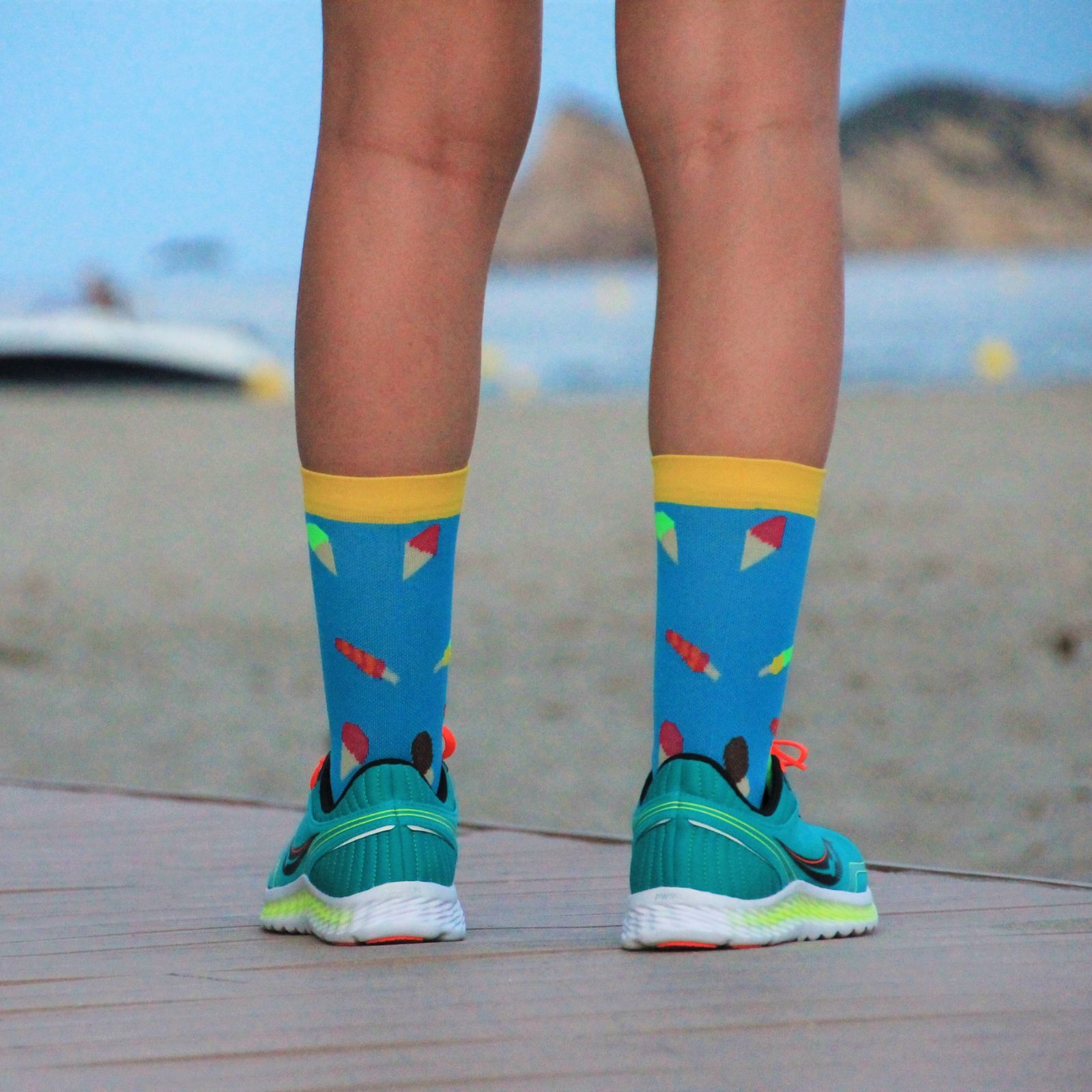 icecream calcetines deportivos divertidos