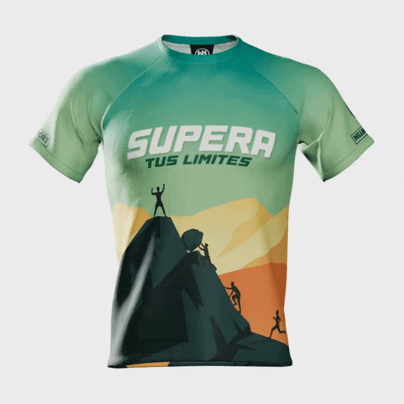 SUPERATUSLIMITES_unisex CAMISETA RUNNING HOMBRE SUPERA TUS LÍMITES - Imagen 6