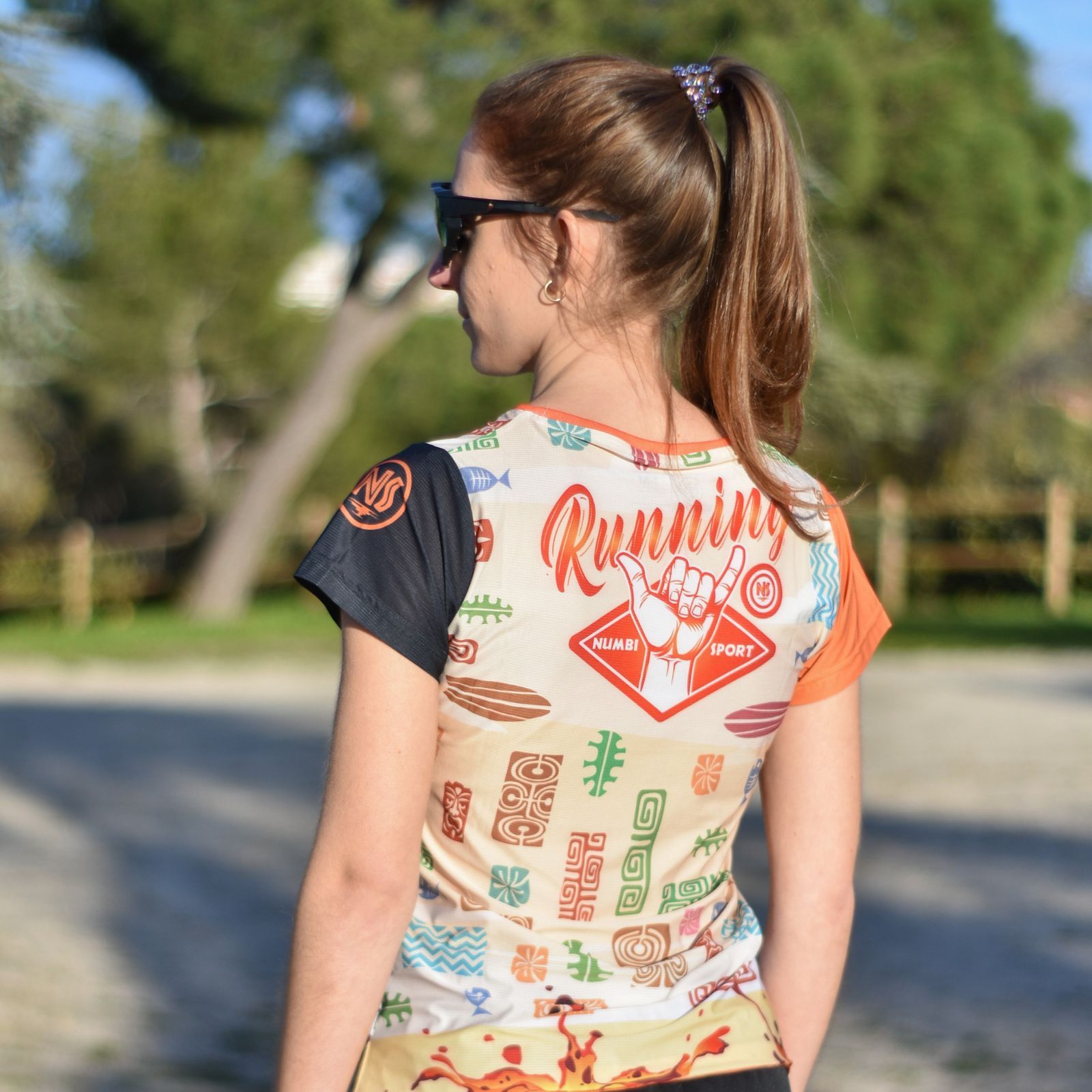 ALOHA_Mujer camisetas originales running