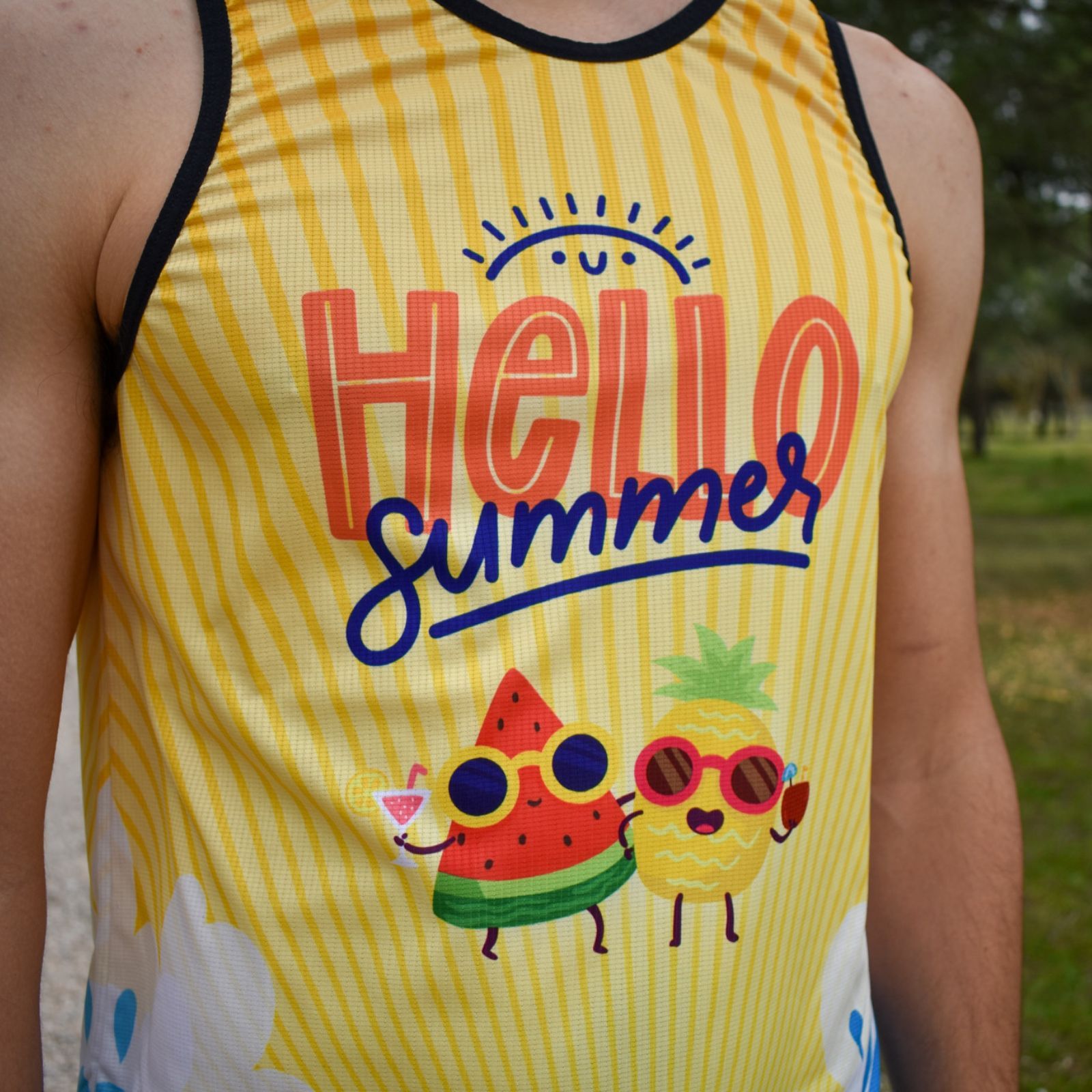 hellosummer_unisex camiseta running tirantes hombre