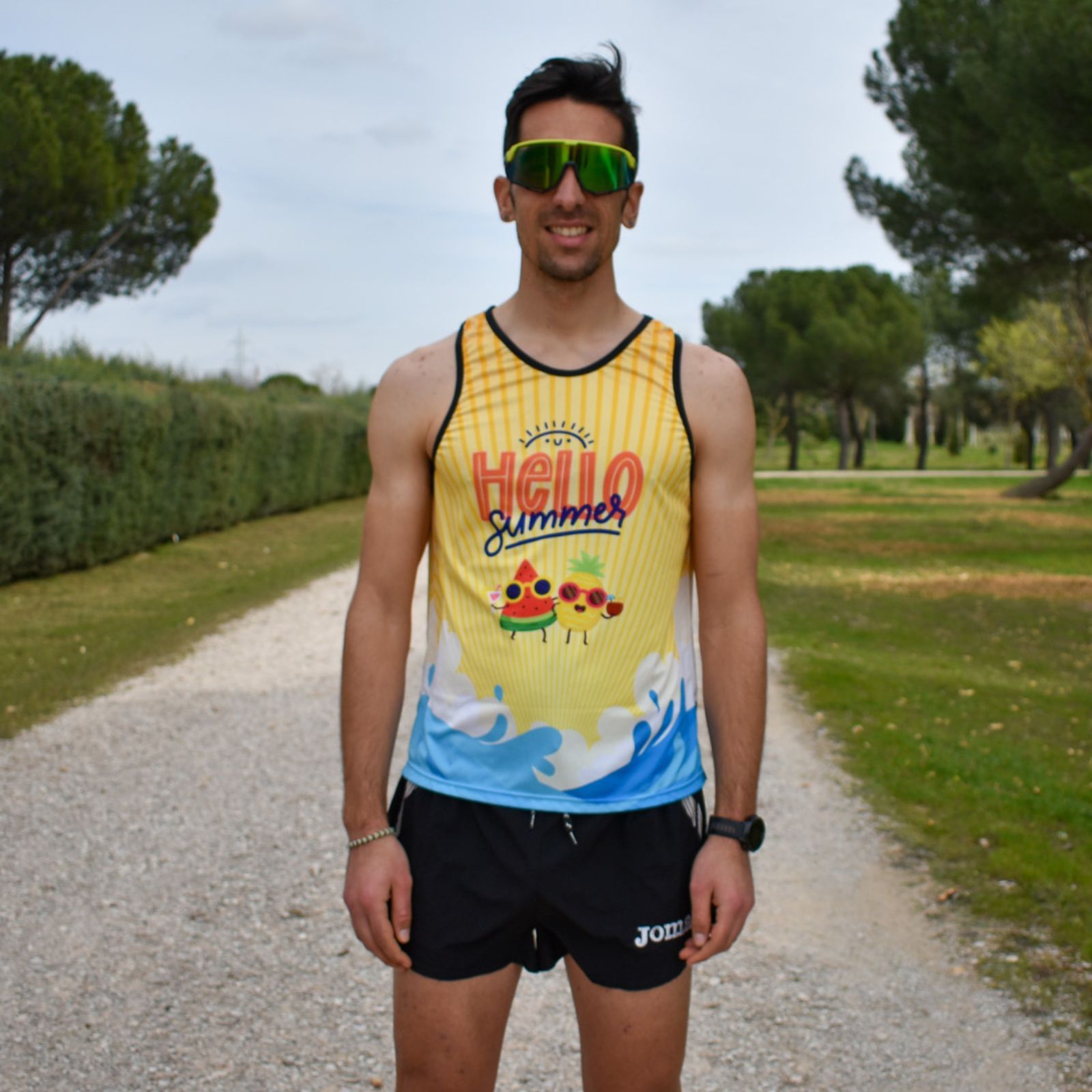 hellosummer_unisex camiseta running tirantes hombre