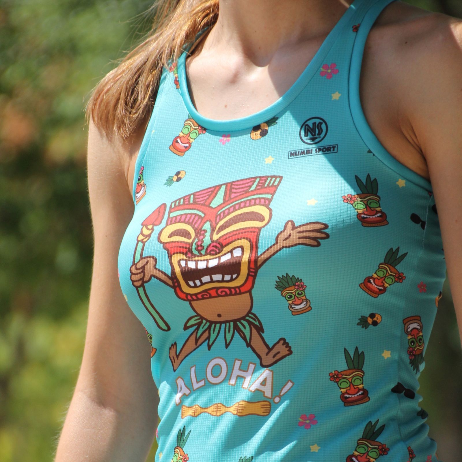 Tiki_Mujer camisetas running de tirantes mujer