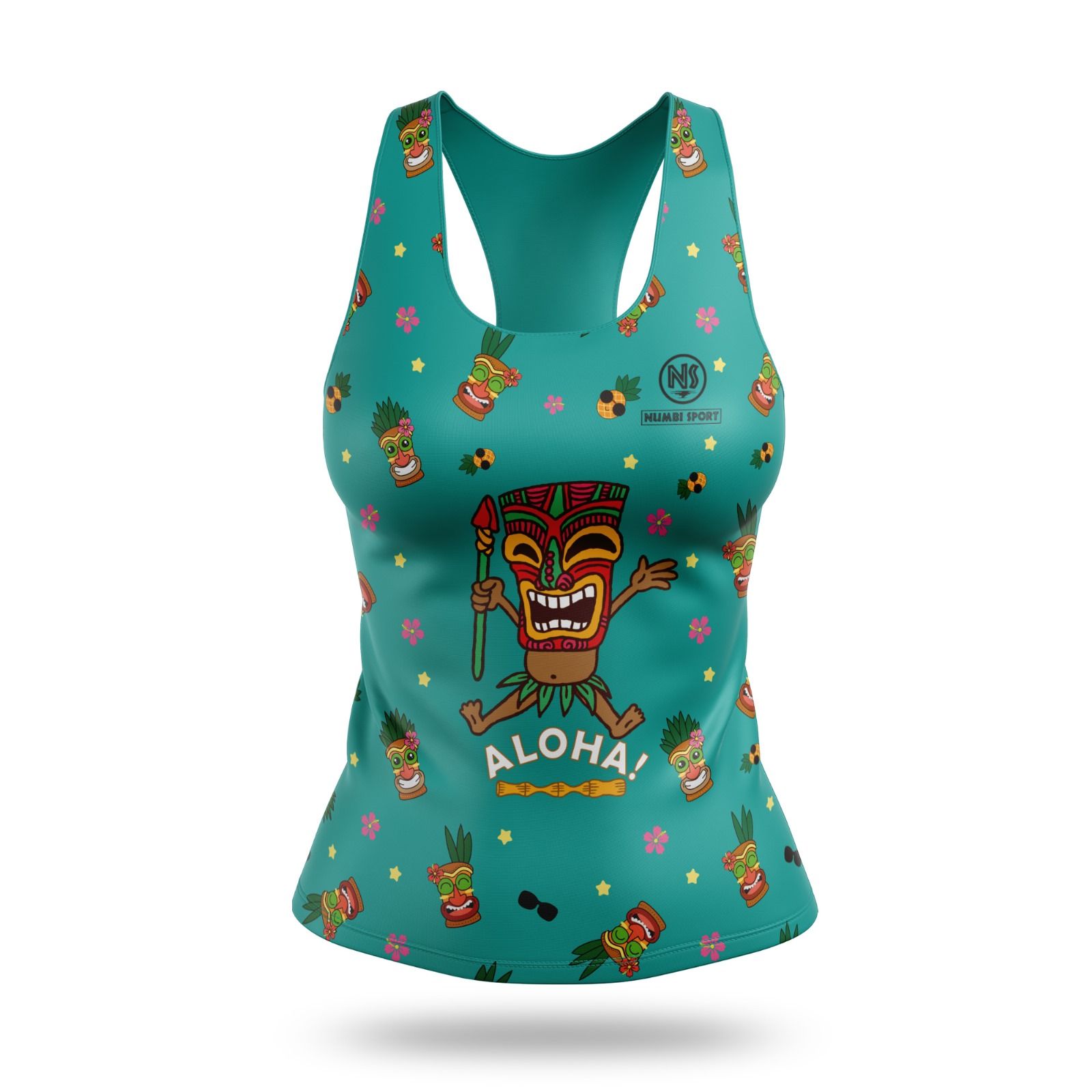 Tiki_Mujer camisetas running de tirantes mujer