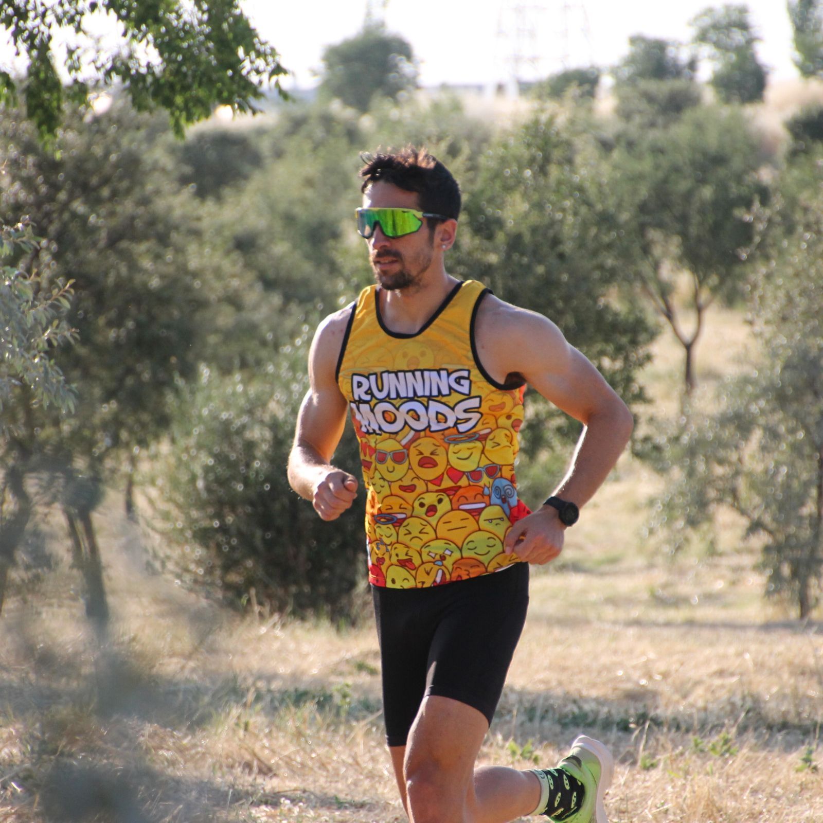 Moods_Unisex Camisetas Running Tirantes Para Hombre