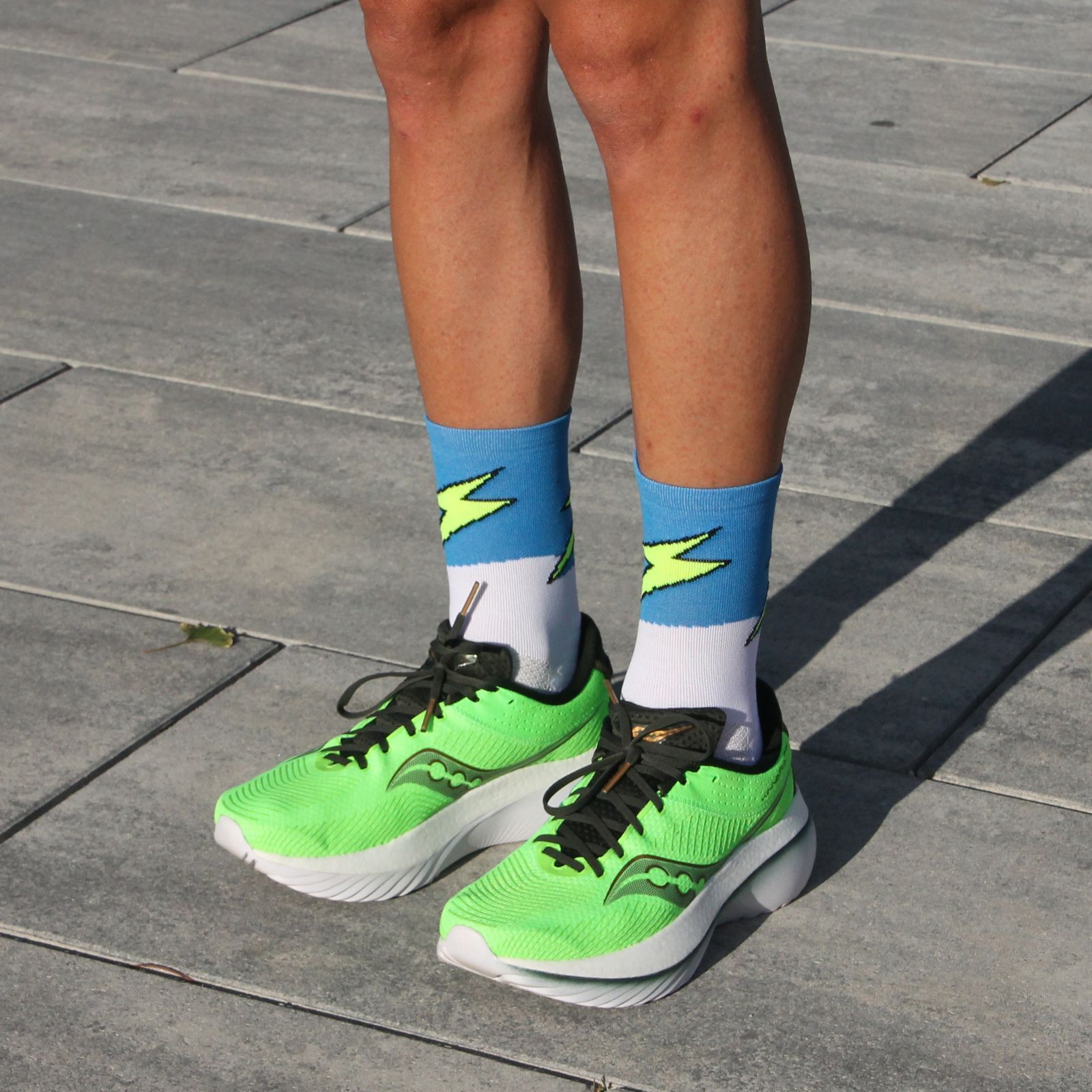 Thunder-Pace_Azul Calcetín running transpirable