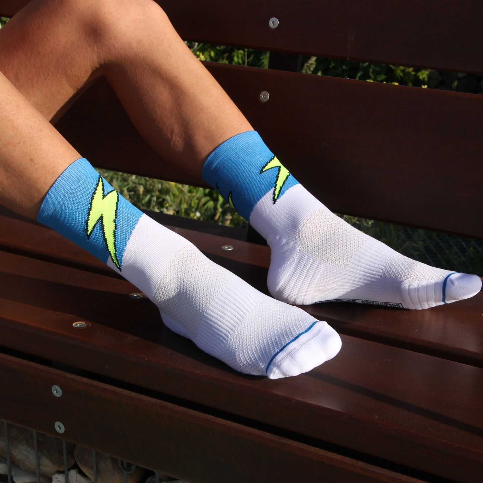 Thunder-Pace_Azul Calcetín running transpirable